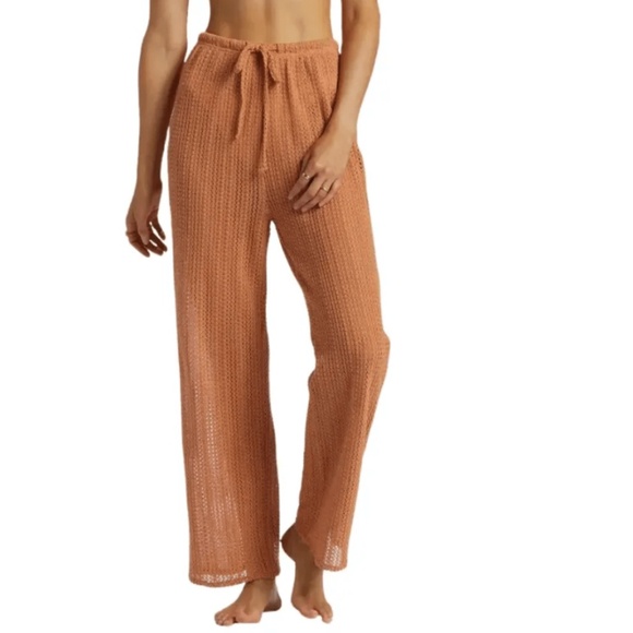 Billabong Largo Overshirt Cover Up  OUTFIT Set Toffee NWT Small/Medium - Picture 2 of 9